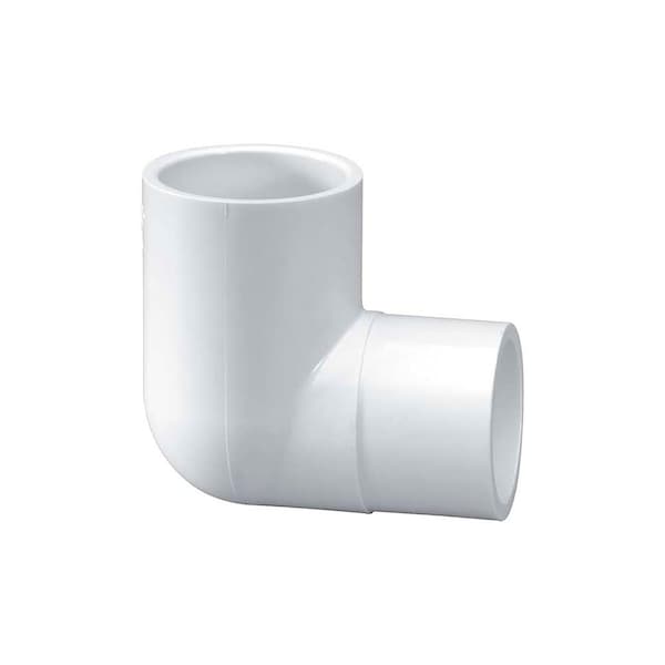 Thrifco Plumbing 1/2 Inch Spigot x Slip PVC Street Elbow SCH 40 8114232 - main